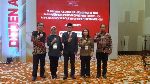 Kabidkum Polda Banten Laksanakan Pelantikan Sebagai Majelis Kehormatan Notaris Wilayah 2022-2025