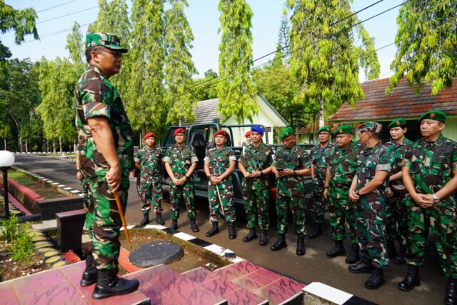 Halal Bihalal Sekaligus Bernostalgia, Danrem 064/MY Silaturahmi Ke Grup 1 Kopassus