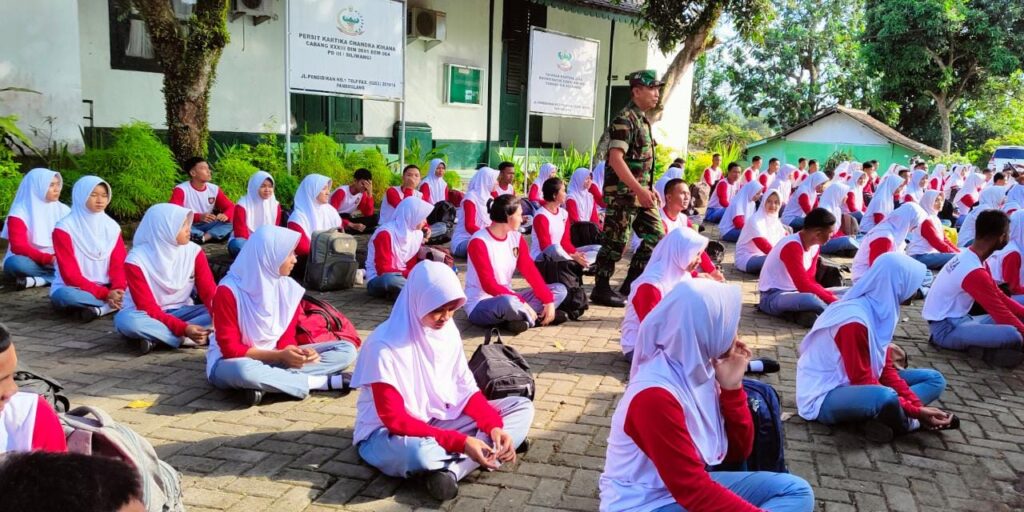 140 Orang Putra Putri Terbaik Kabupaten Pandeglang Ikuti Seleksi Paskibra Di Kodim 0601/Pandeglang