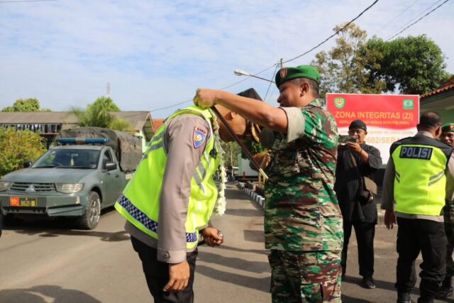 Dandim 0602/Serang Sambut Hangat Kunjungan Kapolresta Serang Kota di Makodim