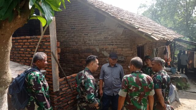 Dandim 0623/Cilegon Tinjau Pelaksanaan TMMD, Cek Perkembangan Pembangunan Sasaran Fisik