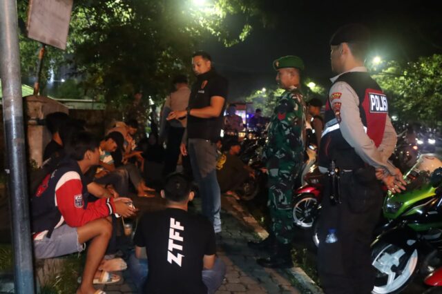 Berikan Kenyamanan Kepada Masyarakat, Polres Lebak Gelar Patroli Gabungan KRYD