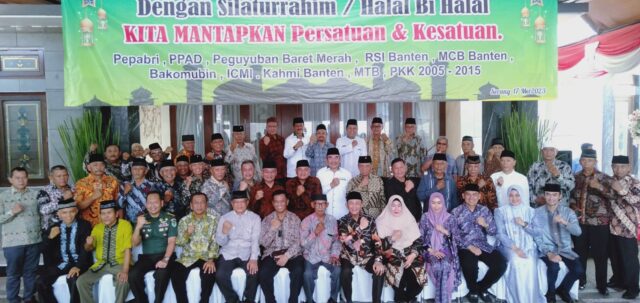 Korem 064/MY Halal Bihalal Dengan DPD Pepabri Provinsi Banten