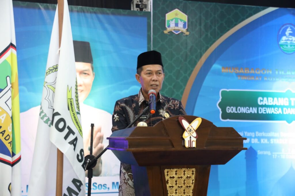 MTQ XI Tahun 2023 Tingkat Kota Serang, Syafrudin Tegaskan : Tidak Ada Peserta Cabutan Dari Luar Daerah MTQ XI Tahun 2023 Tingkat Kota Serang, Syafrudin Tegaskan : Tidak Ada Peserta Cabutan Dari Luar Daerah