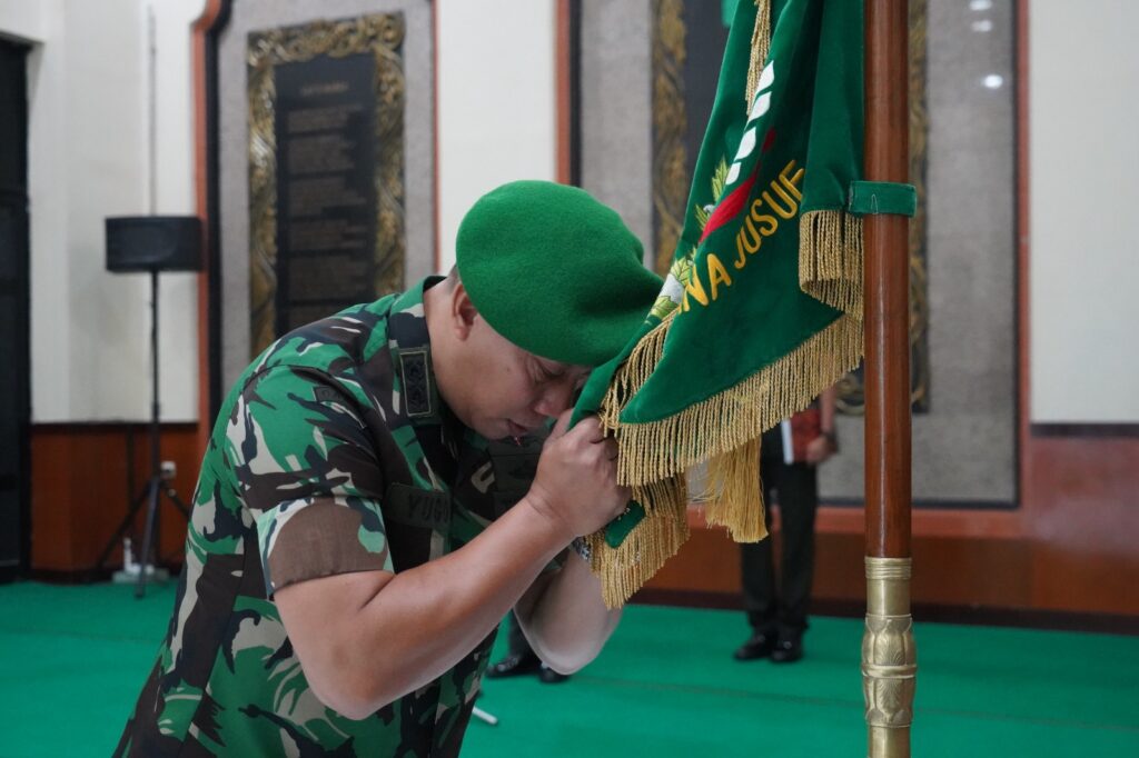 Danrem 064/MY Pimpin Penyerahan Jabatan Kasiops Dan Pelepasan Dandenkesyah Serang