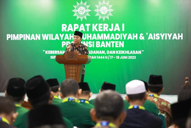 Pj Gubernur Hadiri Pembukaan Raker PW Muhammadiyah Provinsi Banten