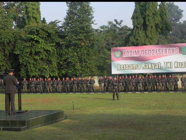 Kodim 0602/Serang Gelar Upacara Peringatan Hari Lahir Pancasila Tahun 2023