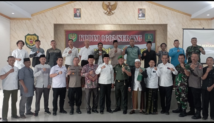 Dandim 0602/Serang dan Forkopimda Terima Kunker Tim Progja Pusterad Dandim 0602/Serang dan Forkopimda Terima Kunker Tim Progja Pusterad