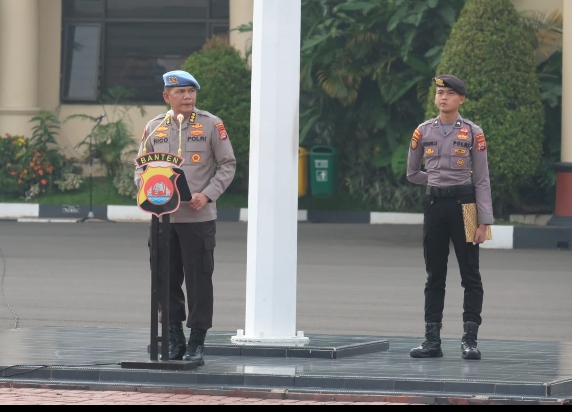 Apel Pagi, Kabid Propam Polda Banten Berpesan Seluruh Personil Menjadi Suri Tauladan di Masyarakat