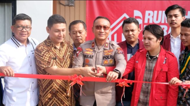 Wakapolda Banten Brigjen Pol H. M. Sabilul Alif Resmikan Rumah Kebangsaan Kelompok Mahasiswa Cipayung