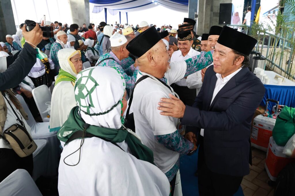 Al Muktabar Sambut Kedatangan Kloter Pertama Jamaah Haji Provinsi Banten