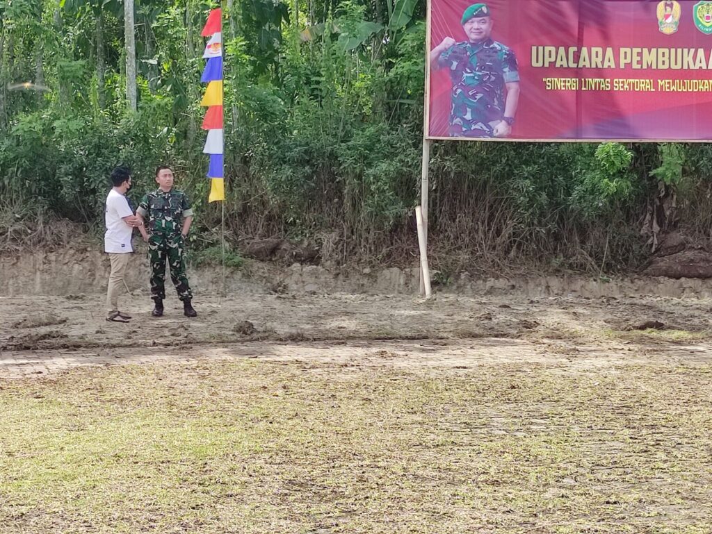 Persiapan Upacara Pembukaan TMMD, Dandim 0601/Pandeglang Cek Lokasi