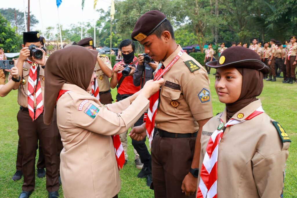 Plh Sekda Virgojanti Buka Perkemahan Saka III Kwarda Pramuka Banten