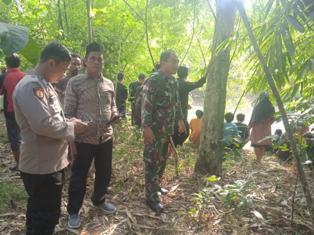 Dua Warga Desa Idaman Kecamatan Patia Di Serang Buaya, Babinsa Pagelaran Cek Lokasi Kejadian