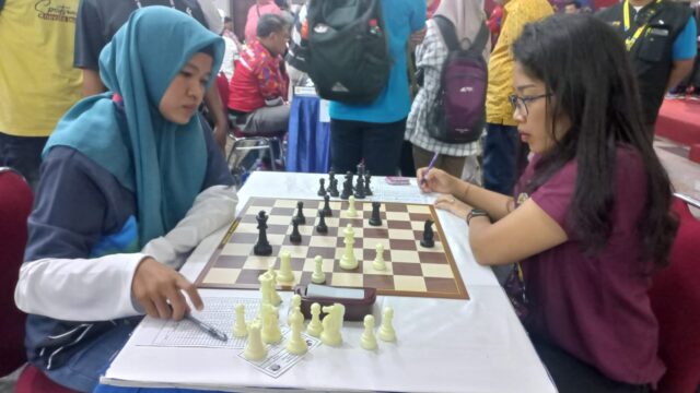 Keren !!! Atlet Catur Banten Ungguli Atlet Fide Master Pada Pornas Korpri XVI