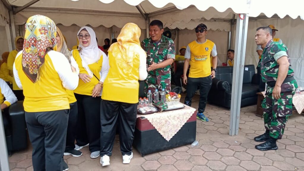 Dandim 0602/Serang Hadiri Acara Road Show Kampung Bersih Dan Aman