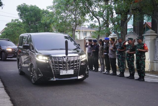 Danrem 064/MY Pimpin Pengamanan VVIP Kunjungan Wapres Di Tanara