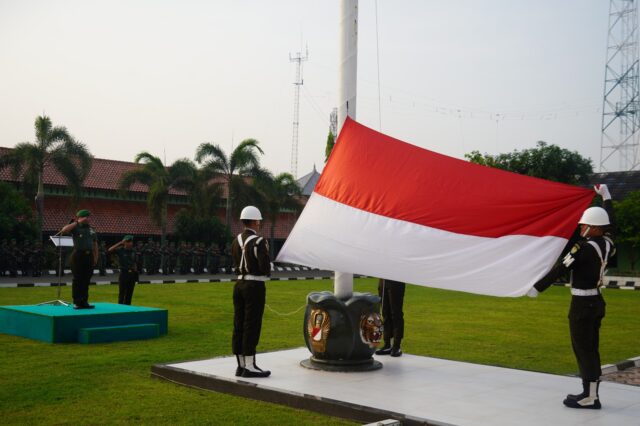 Korem 064/MY Gelar Upacara Bendera, Mengenang Jasa Para Pahlawan