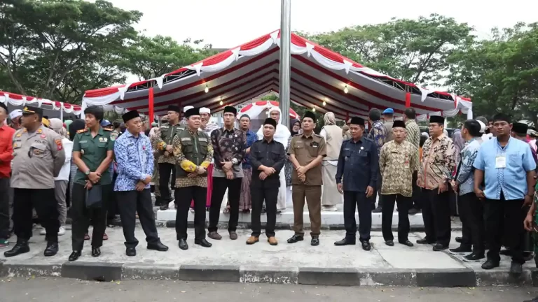 Walikota Serang Menyambut Jama’ah Haji Kloter 05 JKG Yang Kembali Dari Tanah Suci