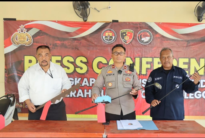 Polsek Cibeber Polres Cilegon Amankan Pelaku Pengeroyokan dan Pencurian