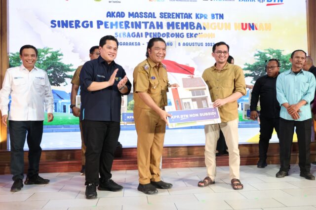Hadiri Akad Massal KPR BTN, Pj Gubernur Banten Dorong Generasi Muda Berpendapatan Miliki Rumah