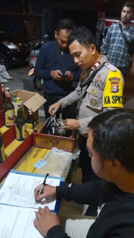 Kapolsek Cibeber Polres Cilegon Melaksanakan Kegiatan Ops Pekat Maung 2023