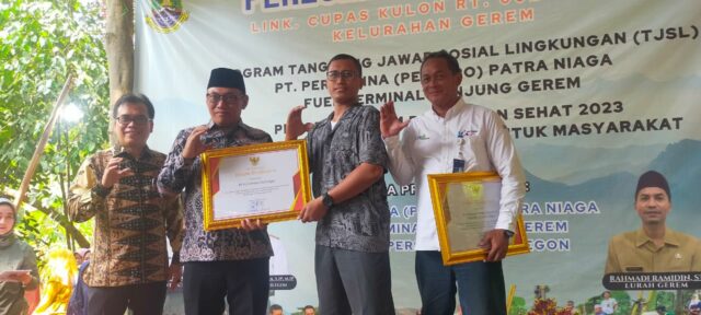 Walikota Cilegon Resmikan Sumur Bor di Link Cupas Kulon Kelurahan Gerem