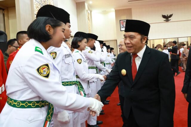 Pj Gubernur Kukuhkan Paskibraka 2023 Provinsi Banten