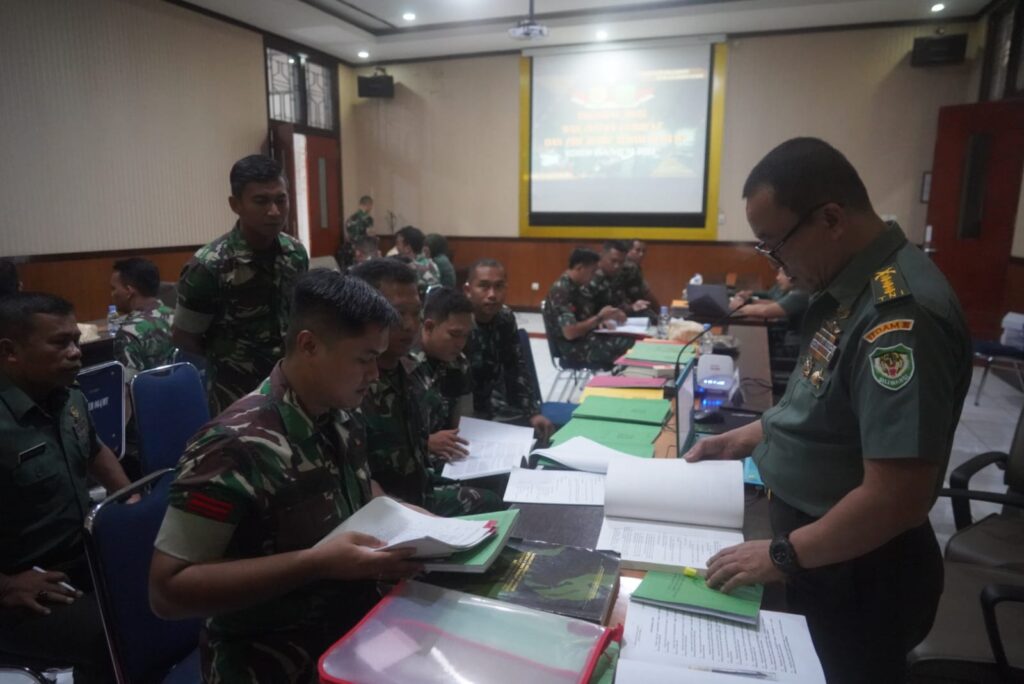 Laksanakan Fungsi Pengawasan, Korem 064/MY Menerima Tim Pengawasan Intern Current Dan Pre Audit Itdam III/Siliwangi Laksanakan Fungsi Pengawasan, Korem 064/MY Menerima Tim Pengawasan Intern Current Dan Pre Audit Itdam III/Siliwangi