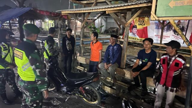 Ciptakan Suasana Aman, Koramil 0602-06/Kramatwatu Laksanakan Patroli Wilayah