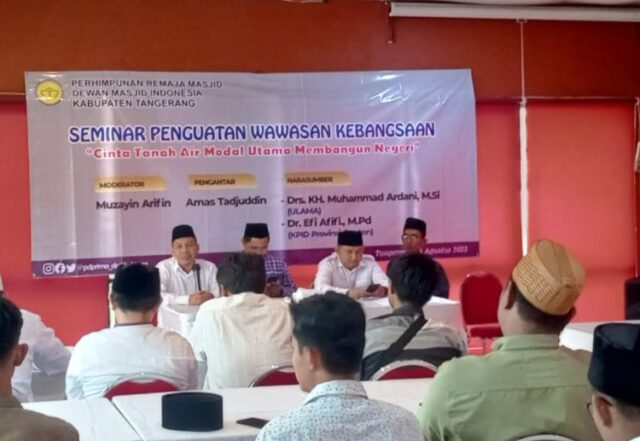 Gelar Seminar Wasbang, Prima DMI Kabupaten Tangerang : Siap Menjaga Masjid dari Politik Caci Maki