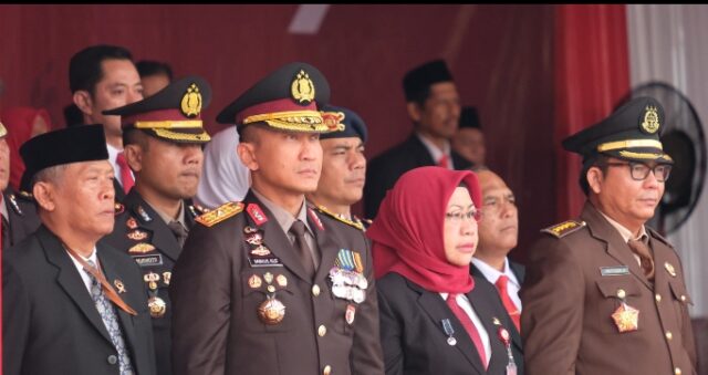 Wakapolda Banten Hadiri Penurunan Bendera Merah Putih