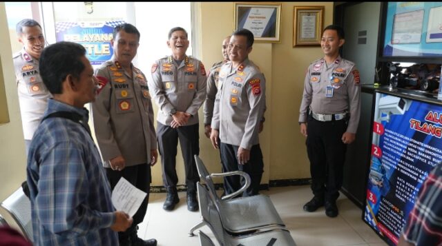 Cek Pelayanan, Kapolda Banten Kunjungi Polres Lebak