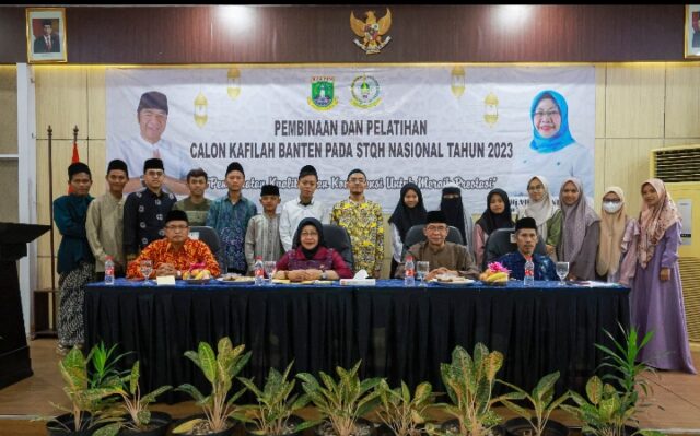 Pj Sekda Virgojanti Buka Pembinaan dan Pelatihan Calon Kafilah Provinsi Banten pada STQH Nasional 2023