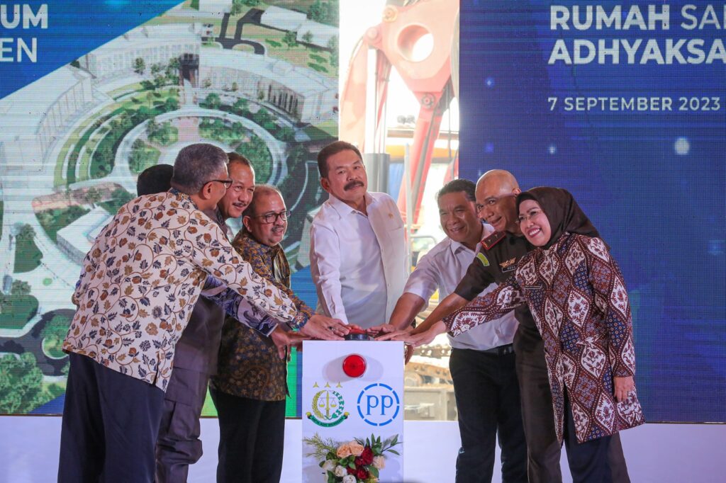 Pj Gubernur Banten Dampingi Jaksa Agung ST Burhanuddin Groundbreaking RSU Adhyaksa