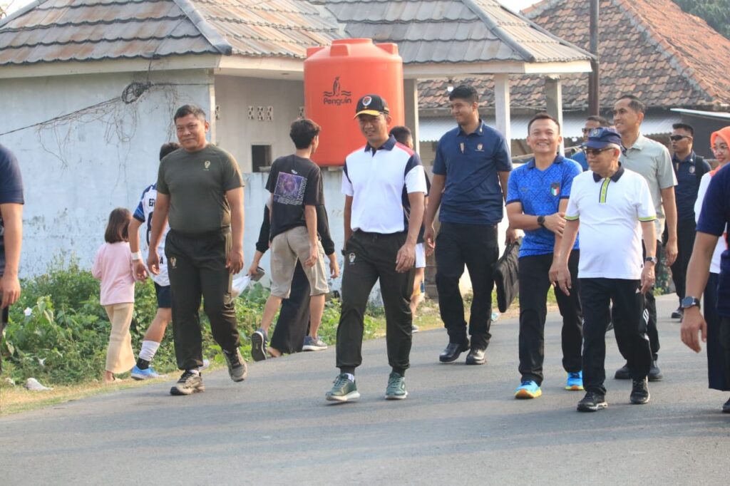 Dandim 0602/Serang Amankan Kegiatan Wapres RI Saat Olahraga Pagi