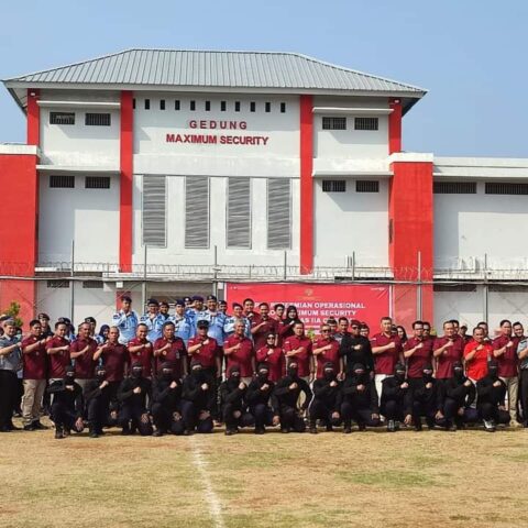 Plt. Kepala Bapas Kelas II Serang Hadiri Peresmian Blok Hunian Maksimum Security di Lapas Kelas II A Cilegon