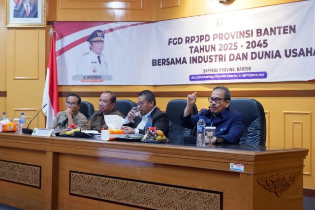 Serap Aspirasi, Pemprov Banten Gelar FGD Ranwal RPJPD 2025-2045 Dengan Industri dan Dunia Usaha