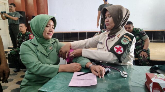 Warnai HUT Ke-78 TNI, Kodim 0601 Gelar Aksi Donor Darah