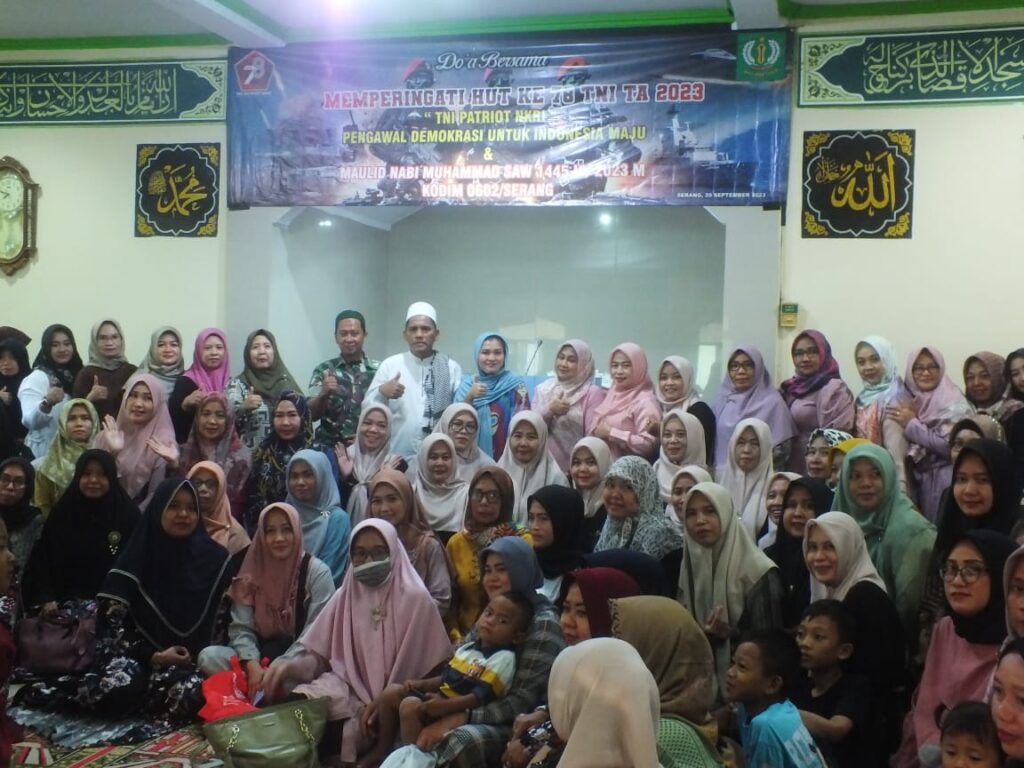Persit KCK Cabang XXXIV Kodim 0602/Serang Gelar Do’a Bersama Dan Peringatan Maulid Nabi Muhammad SAW Persit KCK Cabang XXXIV Kodim 0602/Serang Gelar Do’a Bersama Dan Peringatan Maulid Nabi Muhammad SAW