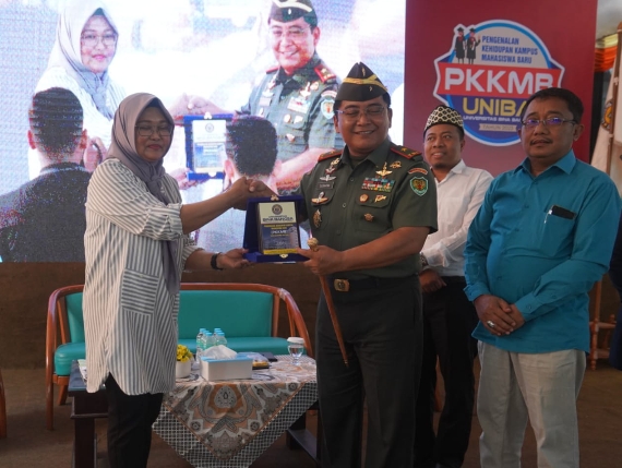 Danrem 064/MY Berikan Pemahaman Bahaya Radikalisme pada Maba UNIBA