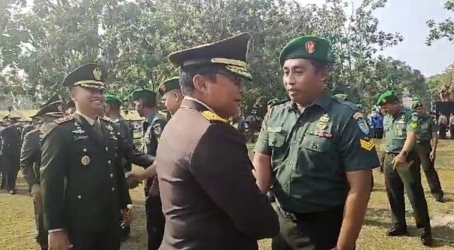 49 Anggota Kodim 0601/Pandeglang Naik Pangkat, Danrem 064/Maulana Yusuf Berikan Ucapan Selamat