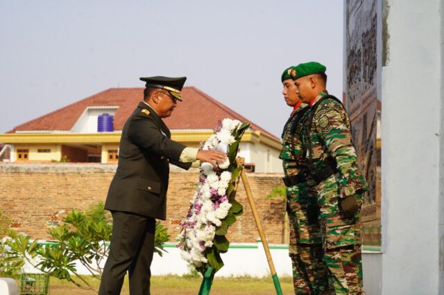 Danrem 064/MY Pimpin Ziarah Nasional HUT TNI ke-78