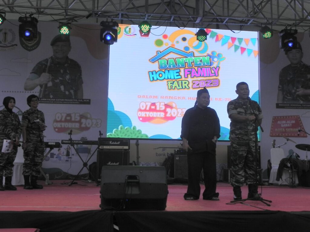 HUT TNI Ke 78, Kodim 0602/Serang Gelar Acara Banten Home Family Fair 2023