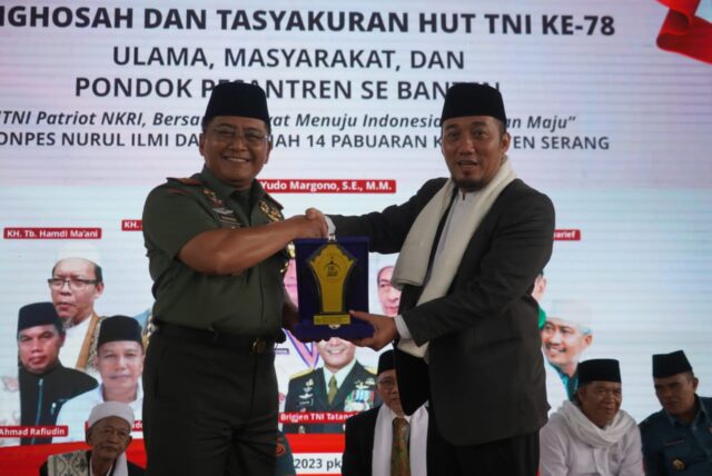 Pertama dalam Sejarah, Alim Ulama di Banten Inisiasi Istighosah dan Tasyakuran Peringati HUT TNI ke-78