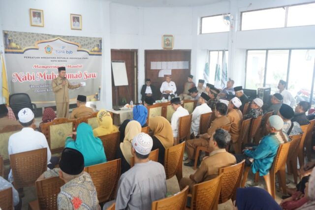 Walikota Serang Hadiri Acara Siraman Rohani di Gedung PWRI Kota Serang