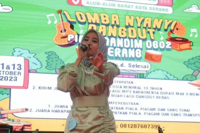 Lomba Menyanyi, Dandim 0602/Serang Cup Dalam Rangka HUT TNI Ke 78