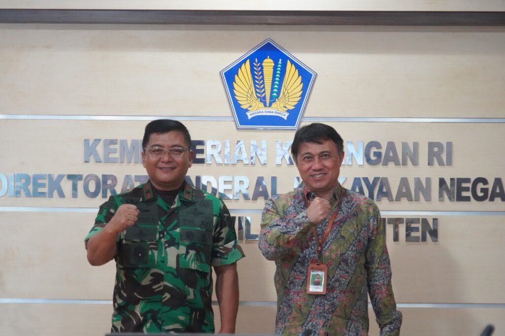 Jalin Silaturahmi, Danrem 064/MY Kunjungi Kantor Wilayah DJKN Banten Jalin Silaturahmi, Danrem 064/MY Kunjungi Kantor Wilayah DJKN Banten