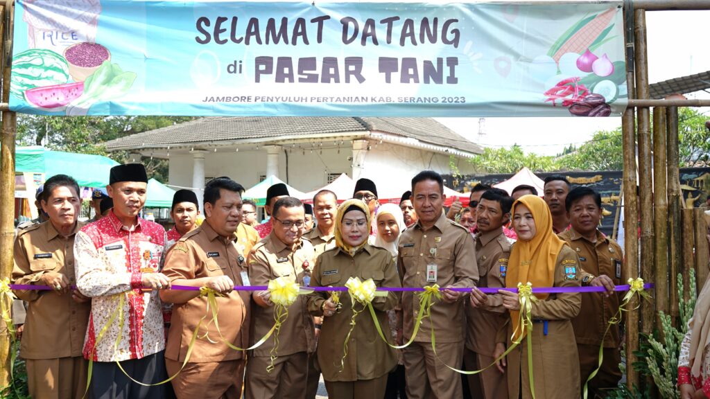 Gelar Jambore Dan Pasar Tani, Bupati : Kabupaten Serang Harus Punya Produk Unggulan Untuk Tarik Investor