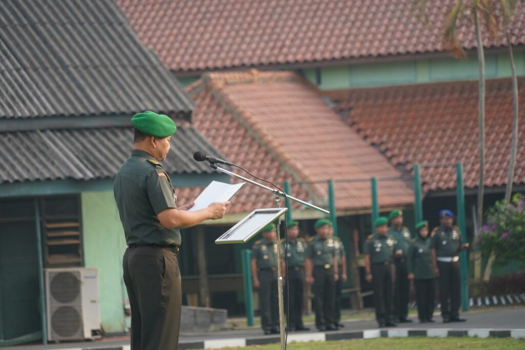 Kasrem 064/MY Bacakan Amanat Panglima TNI, Ini Pesannya